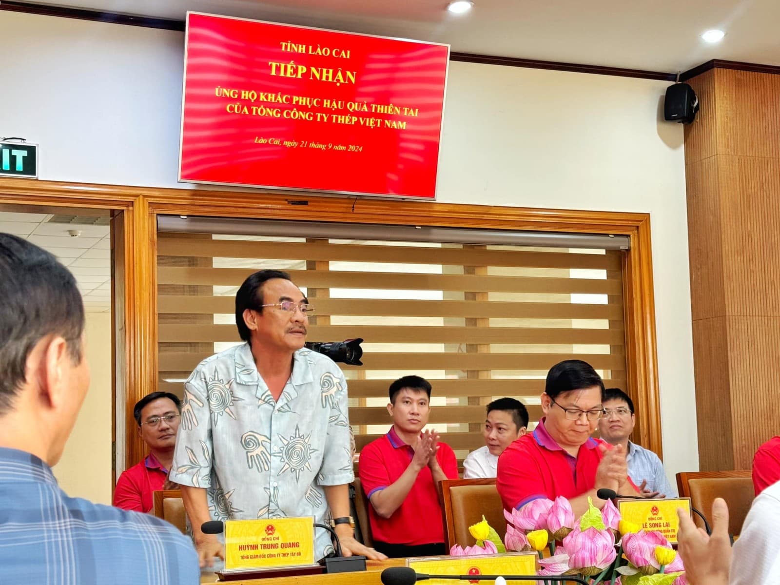 Công ty Thép Tây Đô Hỗ Trợ Đồng Bào Lào Cai khắc phục hậu quả sau cơn bão số 3