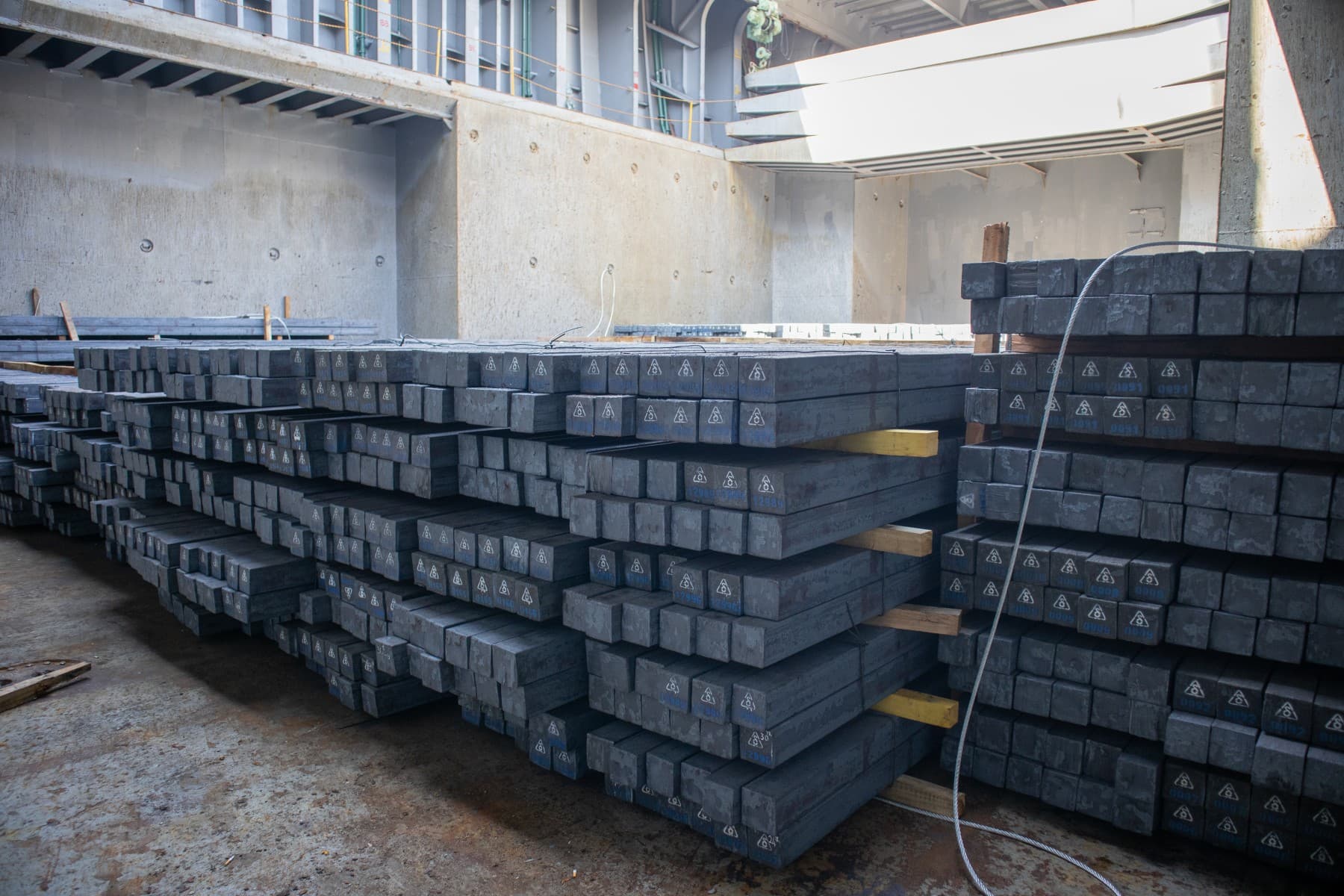 Công ty Thép Tây Đô xuất khẩu lô hàng phôi thép đầu tiên trong năm 2025