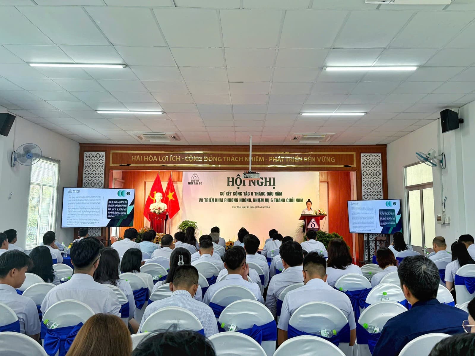 SƠ KẾT 6 THÁNG ĐẦU NĂM 2025 – THÉP TÂY ĐÔ ĐẶT NỀN BẢN LĨNH – MỞ ĐƯỜNG BỨT PHÁ