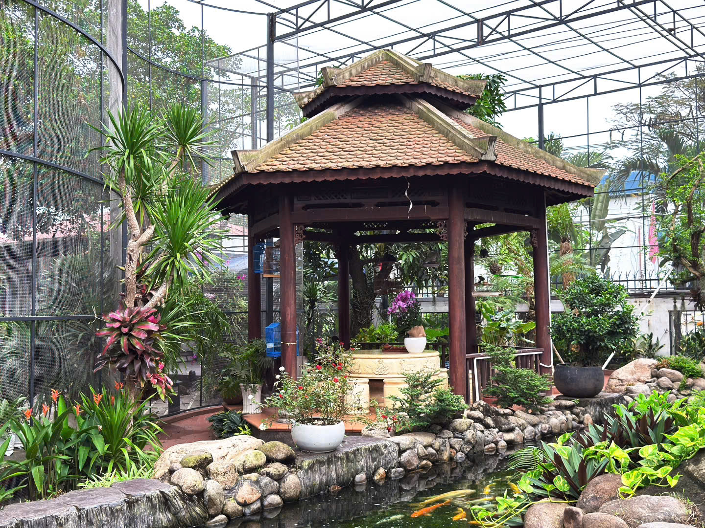 Ecological Aviary — a symbol of sustainable development at Thep Tay Do