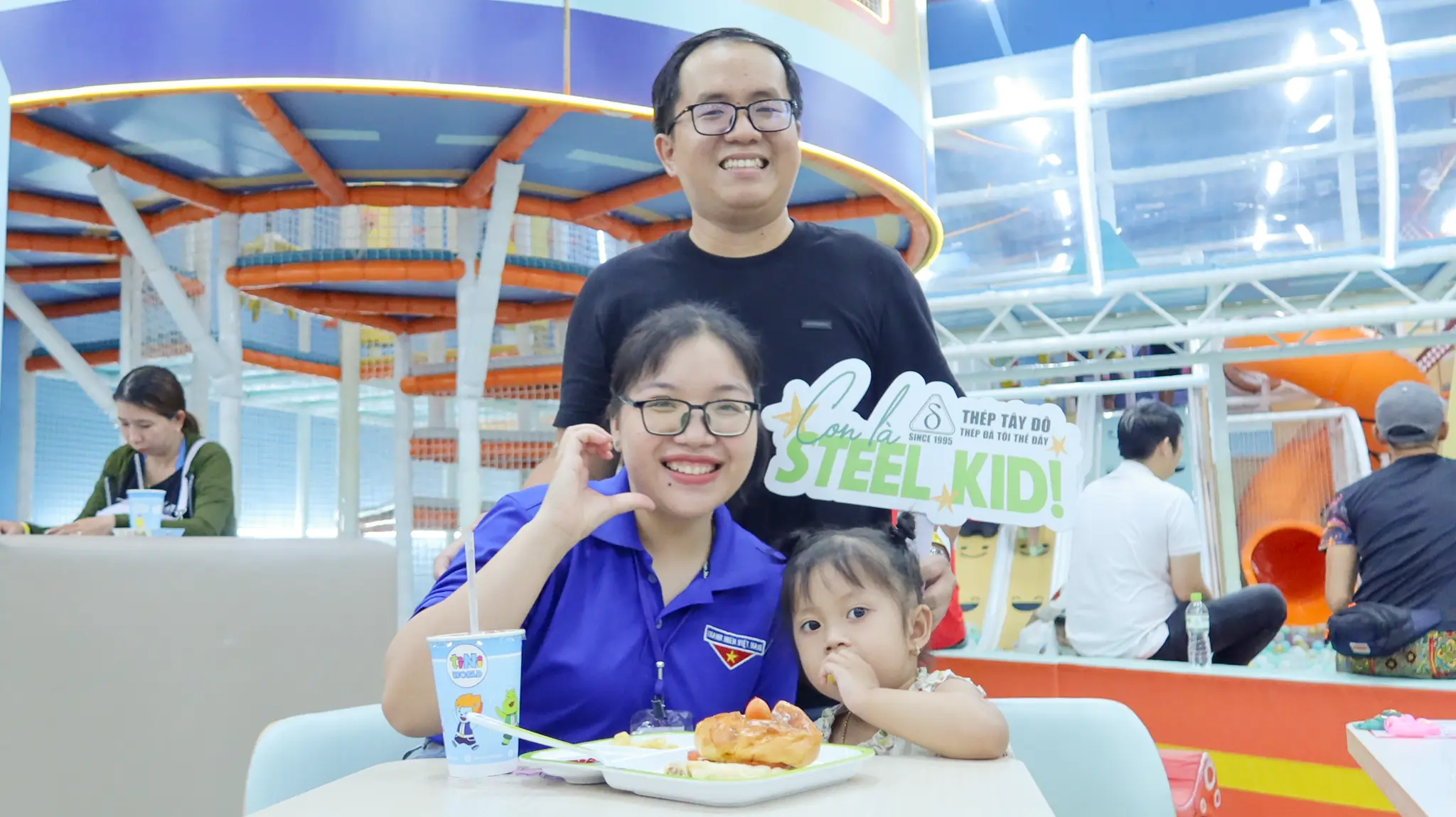 Gia đình CBCNV Thép Tây Đô thư giãn cùng con tại Steel Kids Day