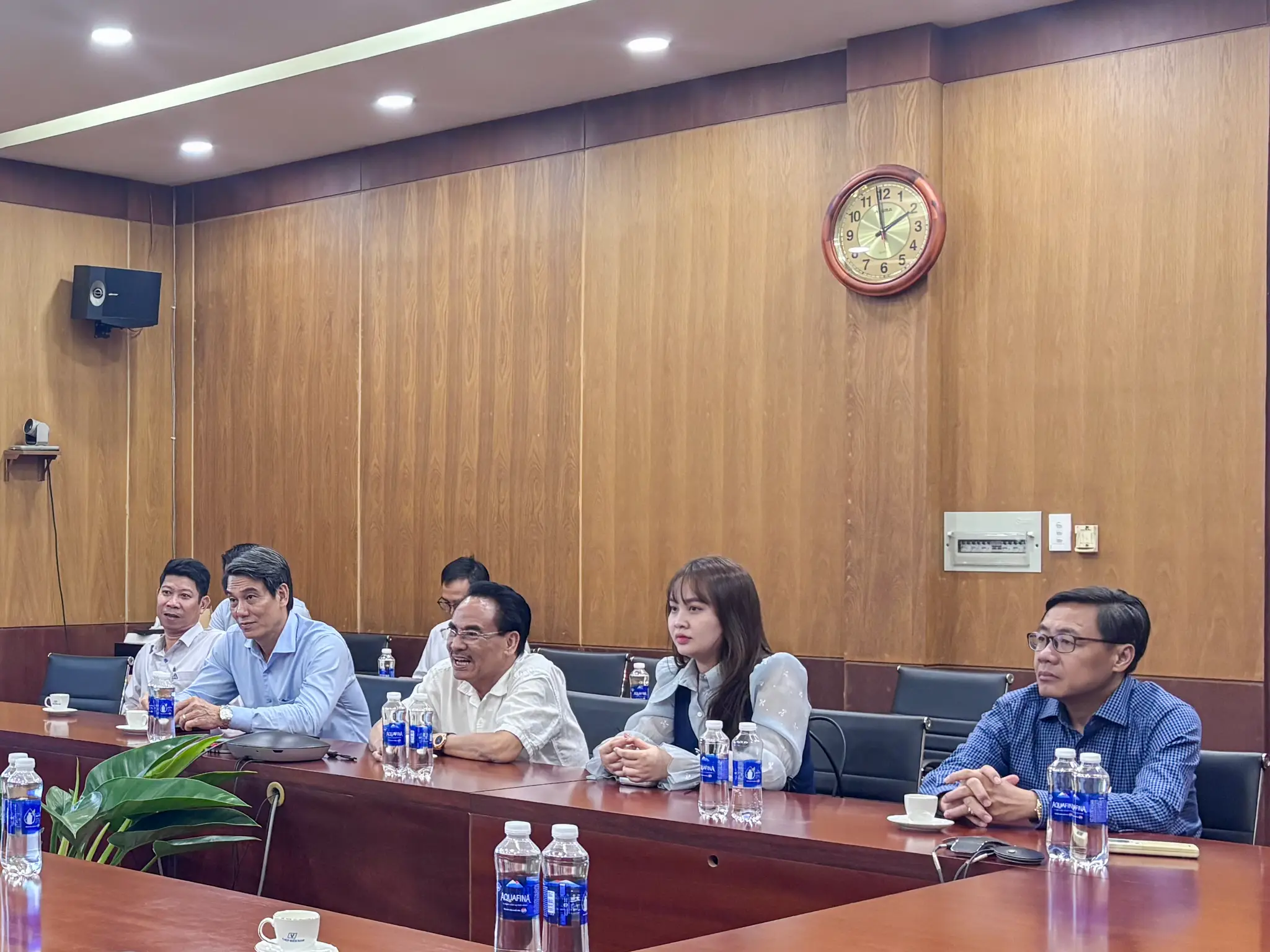 Ông Huỳnh Trung Quang – Tổng Giám đốc Thép Tây Đô cùng các lãnh đạo thảo luận về thị trường thép và cơ hội hợp tác