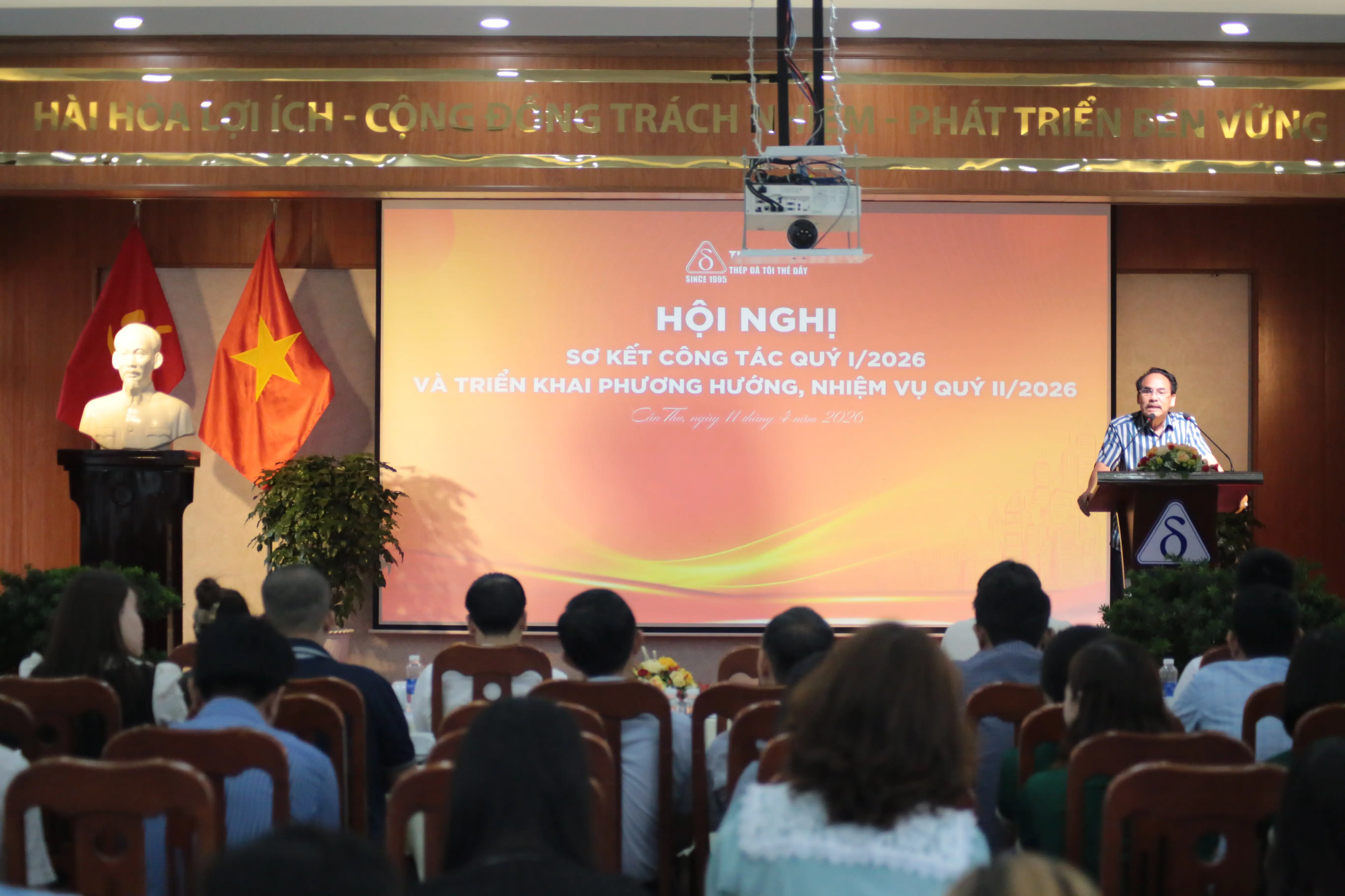 THÉP TÂY ĐÔ TỔ CHỨC SƠ KẾT QUÝ I/2026, DOANH THU ĐẠT GẦN 1.900 TỶ ĐỒNG