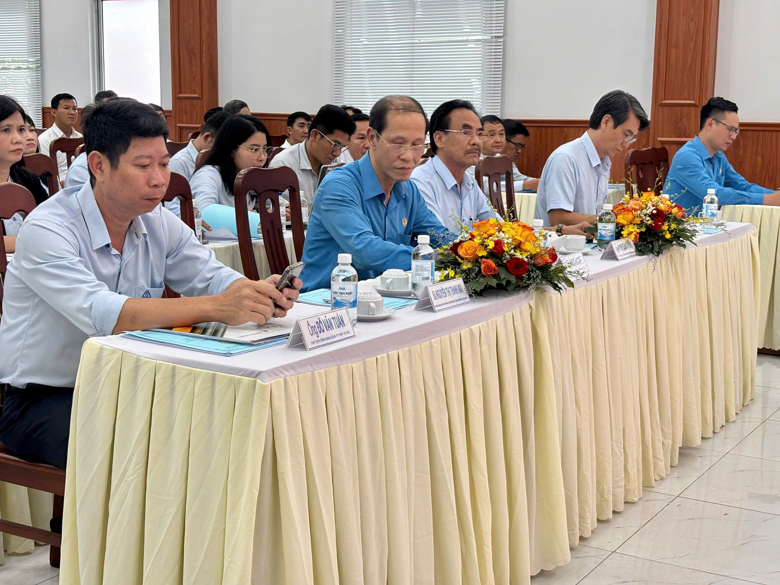 The Presidium of the Thep Tay Do Trade Union Congress for the 2025–2030 term