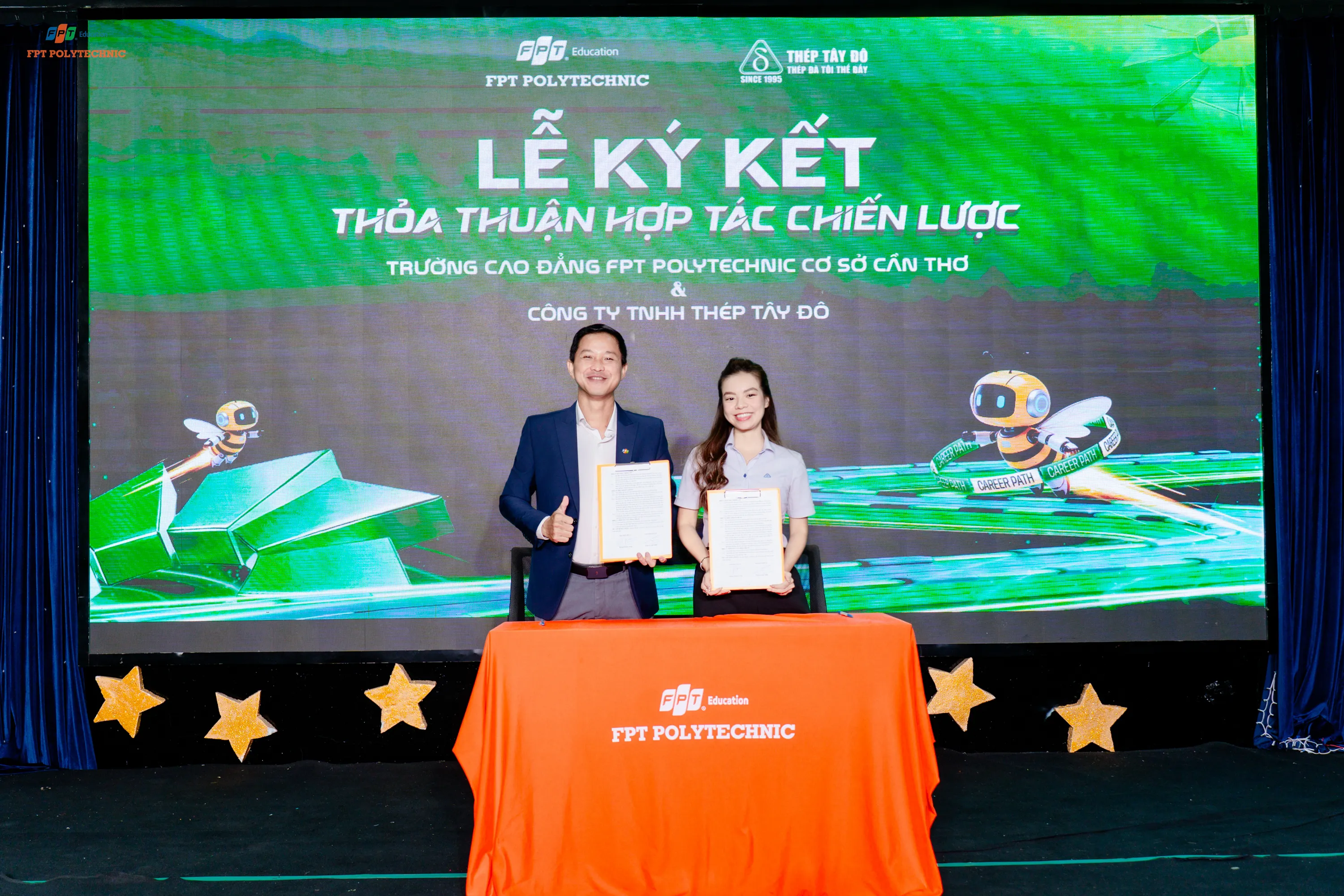 THÉP TÂY ĐÔ VÀ CAO ĐẲNG FPT POLYTECHNIC CẦN THƠ KÝ KẾT HỢP TÁC CHIẾN LƯỢC (MOU): NÂNG TẦM NGUỒN NHÂN LỰC THỰC NGHIỆP